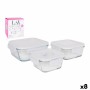 Ensemble de 3 Boîtes à Lunch LAV Verre (8 Unités) (3 pcs) de LAV, Stockage des aliments - Réf : S2227737, Prix : 85,55 €, Rem...