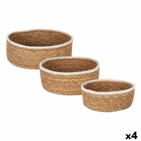 Basket set Privilege 3 Pieces wicker 17 cm (3 Pieces) (4 Units) by Privilege, Storage boxes and chests - Ref: S2227894, Price...