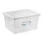 Storage Box with Lid Tontarelli Linea box 29 L 47 x 36 x 24,5 cm (6 Units) by Tontarelli, Lidded Storage Bins - Ref: S2228182...