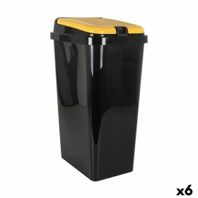 Caixote de Lixo para Reciclagem Preto/Cinzento | Tienda24 - Global Online Shop Tienda24.eu