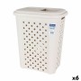 Rubbish bin Tontarelli Arianna 30 L Beige (6 Units) by Tontarelli, Wastebaskets - Ref: S2228282, Price: 55,35 €, Discount: %