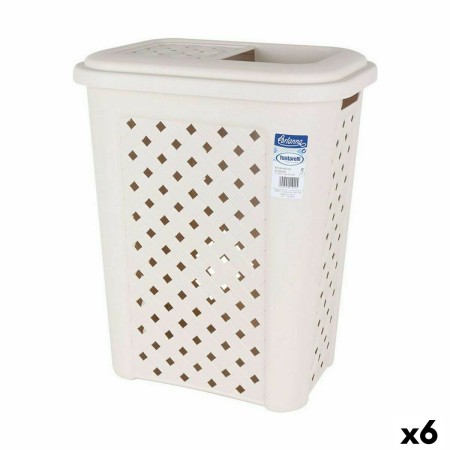 Rubbish bin Tontarelli Arianna 30 L Beige (6 Units) by Tontarelli, Wastebaskets - Ref: S2228282, Price: 55,35 €, Discount: %