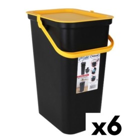 Caixote de Lixo para Reciclagem Preto/Cinzento | Tienda24 - Global Online Shop Tienda24.eu