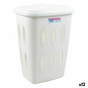 Laundry basket Tontarelli Classic Blue 35 L 58 x 41 x 24 cm (12 Units) | Tienda24 - Global Online Shop Tienda24.eu