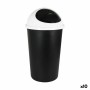 Rubbish Bin Tontarelli Big hoop White Black 45 L (10 Units) | Tienda24 - Global Online Shop Tienda24.eu