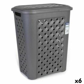 Laundry basket Tontarelli Classic Blue 35 L 58 x 41 x 24 cm (12 Units) | Tienda24 - Global Online Shop Tienda24.eu