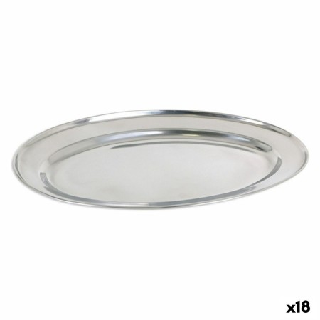 Bandeja Privilege 42853 Acero Inoxidable Oval (18 Unidades) (35 x 22,2 cm) | Tienda24 - Global Online Shop Tienda24.eu