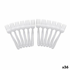 Set de fourchettes réutilisables Algon Transparent Plastique 36 Unités de Algon, Fourchettes pour barbecue - Réf : S2229496, ...