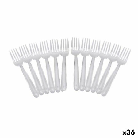 Set di forchette riutilizzabili Algon Trasparente Plastica 36 Unità di Algon, Forchettone - Rif: S2229496, Prezzo: 24,18 €, S...