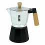 Italian Coffee Pot Quttin Wood Aluminium 12 Cups (6 Units) by Quttin, Stovetop Coffee Makers - Ref: S2230462, Price: 91,65 €,...