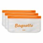 Bolsa Reutilizable para Alimentos Quttin 3 Piezas 30 x 15 cm (18 Unidades) de Quttin, Almacenamiento de alimentos - Ref: S223...