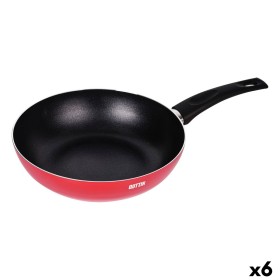 Wok Quttin Infinity Rouge 28,3 x 47 x 10 cm de Quttin, Woks - Réf : S2230593, Prix : 85,15 €, Remise : %