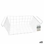 Cesta para Estante de Cocina Confortime Blanco 43 x 24,4 x 18,5 cm (12 Unidades) | Tienda24 - Global Online Shop Tienda24.eu