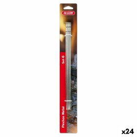 Set de Pinchos para Barbacoa Algon Metal 6 Piezas (24 Unidades) (33 cm x 4 mm) | Tienda24 - Global Online Shop Tienda24.eu