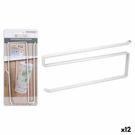 Dérouleur de papier de cuisine Confortime Blanc Métal 26 x 10 x 1,3 cm (12 Unités) | Tienda24 - Global Online Shop Tienda24.eu