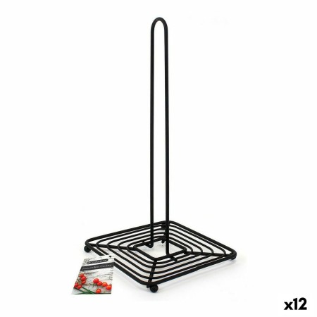 Kitchen Paper holder Confortime 66401 Black 15 x 15 x 30,5 cm (12 Units) | Tienda24 - Global Online Shop Tienda24.eu