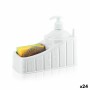 Dispenser di Sapone 2 in 1 per Lavandino Privilege Plastica Bianco (24 Unità) di Privilege, Supporti e distributori - Rif: S2...