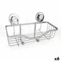 Suporte Organizador para Banheira Confortime Chromed Alumínio Prateado 30 x 13,5 x 15 cm (6 Unidades) de Confortime, Acessóri...