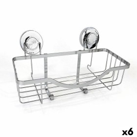 Badewannen-Organizer Halterung Confortime Chromed Aluminium Silberfarben 30 x 13,5 x 15 cm (6 Stück) von Confortime, Zubehör ...