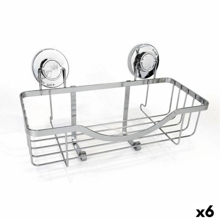 Soporte Organizador para Bañera Confortime Chromed Aluminio Plateado 30 x 13,5 x 15 cm (6 Unidades) de Confortime, Accesorios...