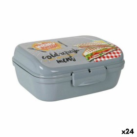 Panier-repas rond avec couvercle Duralex FreshBox Bleu 500 ml (12 Unités) | Tienda24 - Global Online Shop Tienda24.eu