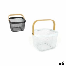 Cesta Multiusos Branco Tecido 3 L 23 x 8 x 27 cm (48 Unidades) | Tienda24 - Global Online Shop Tienda24.eu