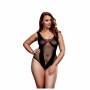 Filet Jacquard V Teddy Grande Taille Baci Lingerie BW3134-BLKQS Noir XL Queen | Tienda24 Tienda24.eu