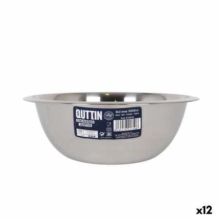 Schale Quttin Quttin Edelstahl 3,5 L Ø 28,4 x 9,7 cm Mischpult (12 Stück) von Quttin, Schalen und Schüsseln - Ref: S2232134, ...