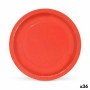 Geschirr-Set Algon Einwegartikel Pappe Rot 10 Stücke 20 x 20 x 1,5 cm (36 Stück) | Tienda24 - Global Online Shop Tienda24.eu