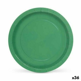 Conjunto de pratos Algon Descartáveis Cartão Verde 10 Peças 20 x 20 x 1,5 cm (36 Unidades) de Algon, Pratos - Ref: S2232735, ...