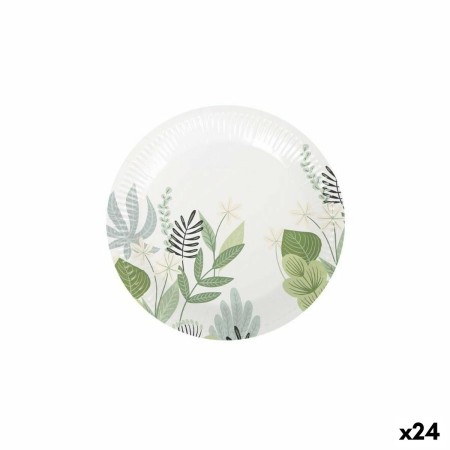 Set de Platos Algon Desechables Cartón Floral 12 Piezas 18 cm (24 Unidades) de Algon, Platos - Ref: S2233520, Precio: 17,19 €...