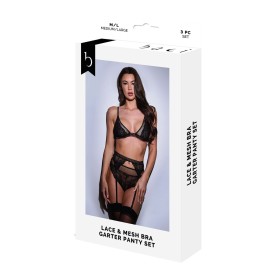 Conjunto de Lencería René Rofé Negro (S/M) | Tienda24 Tienda24.eu