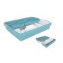 Cutlery Organiser Tontarelli Mixy Turquoise 31,7 x 41,8 x 7,7 cm Extendable (12 Units) | Tienda24 - Global Online Shop Tienda24.eu