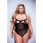 Body Baci Lingerie Sexy Strappy Lace Noir | Tienda24 Tienda24.eu