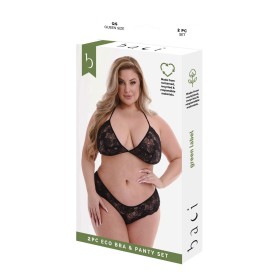 Unterwäsche-Set René Rofé Schwarz (M/L) | Tienda24 Tienda24.eu