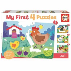 Puzzle Educa My First Puzzles 8 Pièces (8 + 7 + 6 +5 pcs) de Educa, Puzzles classiques - Réf : S2414869, Prix : 8,08 €, Remis...