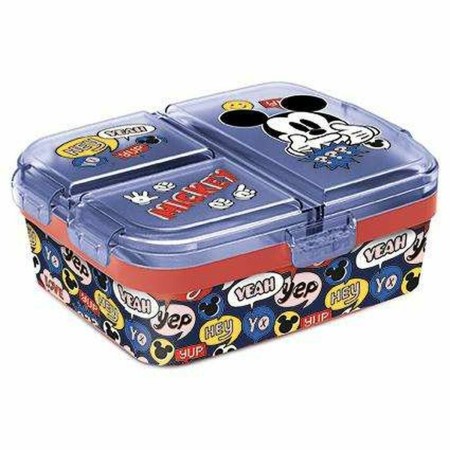 Gamelle à Compartiments Mickey Mouse 50199 de Mickey Mouse, Stockage des aliments - Réf : S2417569, Prix : 9,43 €, Remise : %