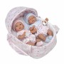 Muñeco Bebé Arias Elegance Twins 28 cm Cesto | Tienda24 - Global Online Shop Tienda24.eu