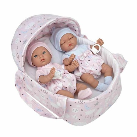 Bambolotto Neonato Arias Elegance Twins 28 cm Cesto di Arias, Bambole bebè - Rif: S2417888, Prezzo: 41,99 €, Sconto: %