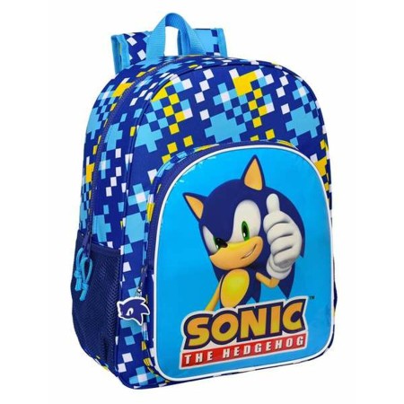 Mochila Escolar Sonic 33 x 42 x 14 cm Azul de Sonic, Mochilas infantiles - Ref: S2430723, Precio: 35,84 €, Descuento: %