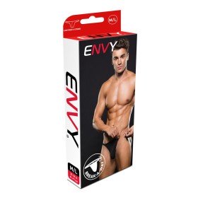 Tanga Mob Eroticwear Amarillo Negro XXL | Tienda24 Tienda24.eu