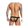 Tanga Mob Eroticwear Nero di Mob Eroticwear, Perizomi, string e tanga - Rif: M0402291, Prezzo: 24,73 €, Sconto: %