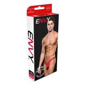 Tanga Lowrise Envy Zip Rosso M/L