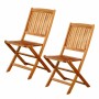 Chaise Pliante Aktive Bois d'acacia 2 Unités 46 x 59 x 59 cm de Aktive, Chaises pliantes - Réf : S2433437, Prix : 77,82 €, Re...