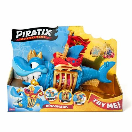 Playset Magicbox Piratix 21,3 x 29,7 x 1,6 cm Squalo di Magicbox Toys, Playset con figure di giocattoli - Rif: S2434245, Prez...