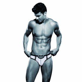 Tanga Mob Eroticwear Blanco XL | Tienda24 Tienda24.eu