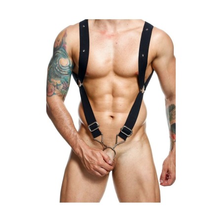 New Comers Strap Mob Eroticwear Black by Mob Eroticwear, G-Strings & Thongs - Ref: M0402295, Price: 28,96 €, Discount: %