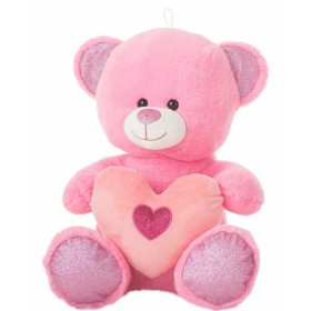 Fluffy toy 35 cm Bear Heart by BigBuy Kids, Animals and figures - Ref: S2435156, Price: 10,19 €, Discount: %