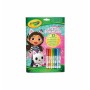 Pictures to colour in Gabby's Dollhouse Felt-tip pens x 7 | Tienda24 - Global Online Shop Tienda24.eu