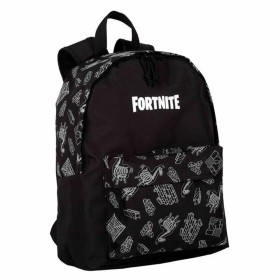 School Bag Fortnite Dark black Black 41 x 31 x 13,5 cm Reflective by Fortnite, Children's Backpacks - Ref: S2436090, Price: 2...